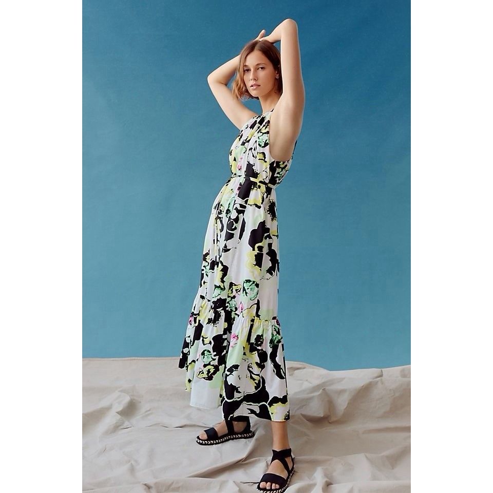 Peter Som For Anthropologie Larissa Tiered Maxi Dress $198